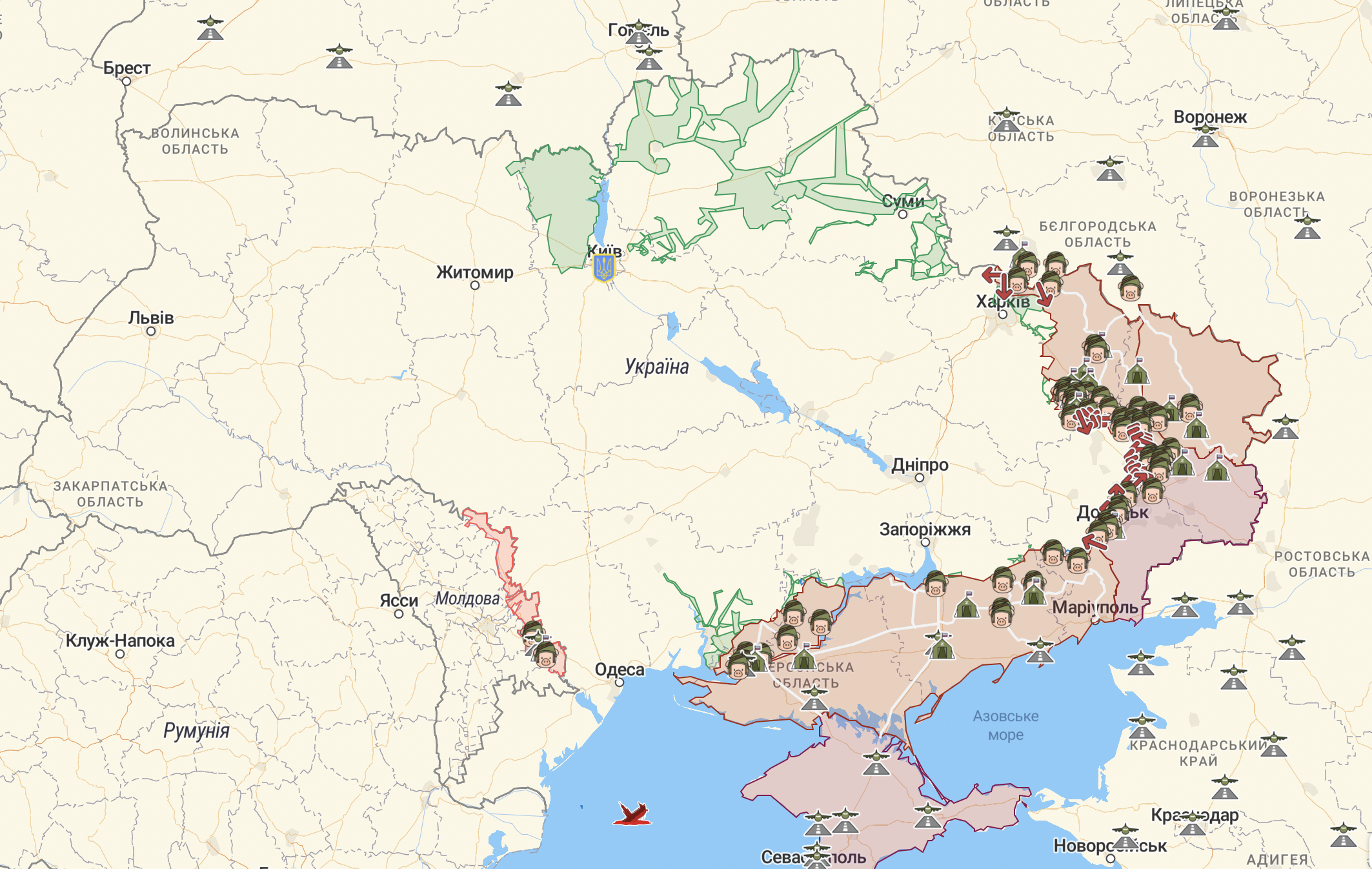 Мапа війни в Україні на 20 липня: яка ситуація на фронтах